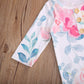 Infant Newborn Baby Girls Floral Sleep Gown Headband Sleepwear Romper Sleeping Bags Outfits (Floral&Pink, 0-3 Months)