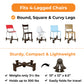 Kaboost Booster Seat For Kitchen Chair, Chocolate - Goes Under The Chair - Portable Chair Booster For Toddlers And Grown Ups