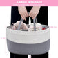 Abenkle Large Baby Diaper Caddy Baby Basket, Nursery Storage Bin And Car Organizer For Diapers And Baby Wipes, Changing Table Co