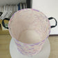 ACMUUNI Butterfly Storage Basket Canvas Clothes Baby Laundry Hamper Pink Gift Laundry Bins Storage Hamper for Kids Boys and Girl
