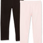 The Childrens Place Girls Big 2 Pack Solid Leggings, Shell 47821 (Pack of 2), XXL(16)