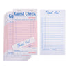 Dgbdpack Guest Check Pads Ep-3632-1 (10 Pads), Total 500 Pink Waitress Notepad, Server Order Pads
