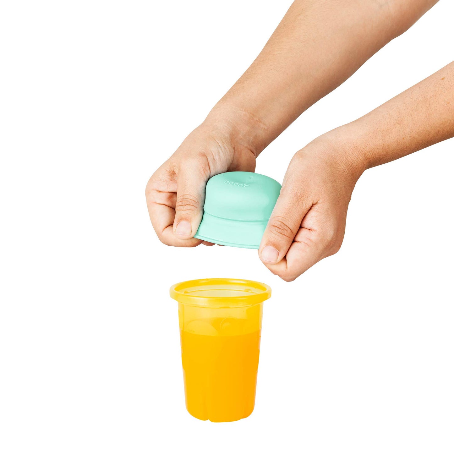 Boon Snug Silicone Sippy Cup Lids And Straws - Includes 3 Lids And 3 Straws - Convert Any Kids Cups Or Toddler Cups Into Straw S