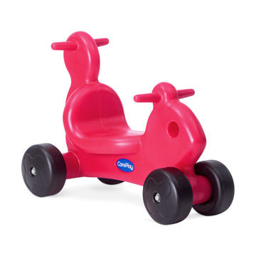 Careplay 2-in-1 Squirrel Push & Ride-on Toy, Indoor & Outdoor Use, Low Profile Seat, Recommended for Children up to 50lbs, Durab