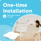 Cuboai Sleep Sensor Pad - Real-Time Baby Micro Movement Tracking & Motion Detection With Proactive Ai Baby Safety Alerts, Non-Co