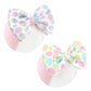 Lanmerry Easter Bows For Girls Infant Easter Headbands Hair Bows For Baby Girl Bunny Egg Headband Bow Baby Girl Headbands With B