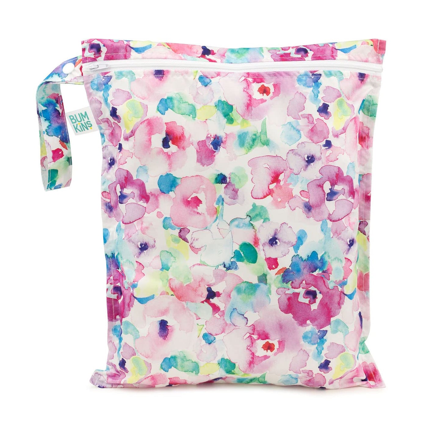 Bumkins Waterproof Wet Bag for Baby, Travel, Swim Suit, Cloth Diapers, Pump Parts, Pool, Gym, Toiletry, Strap to Stroller, Dayca