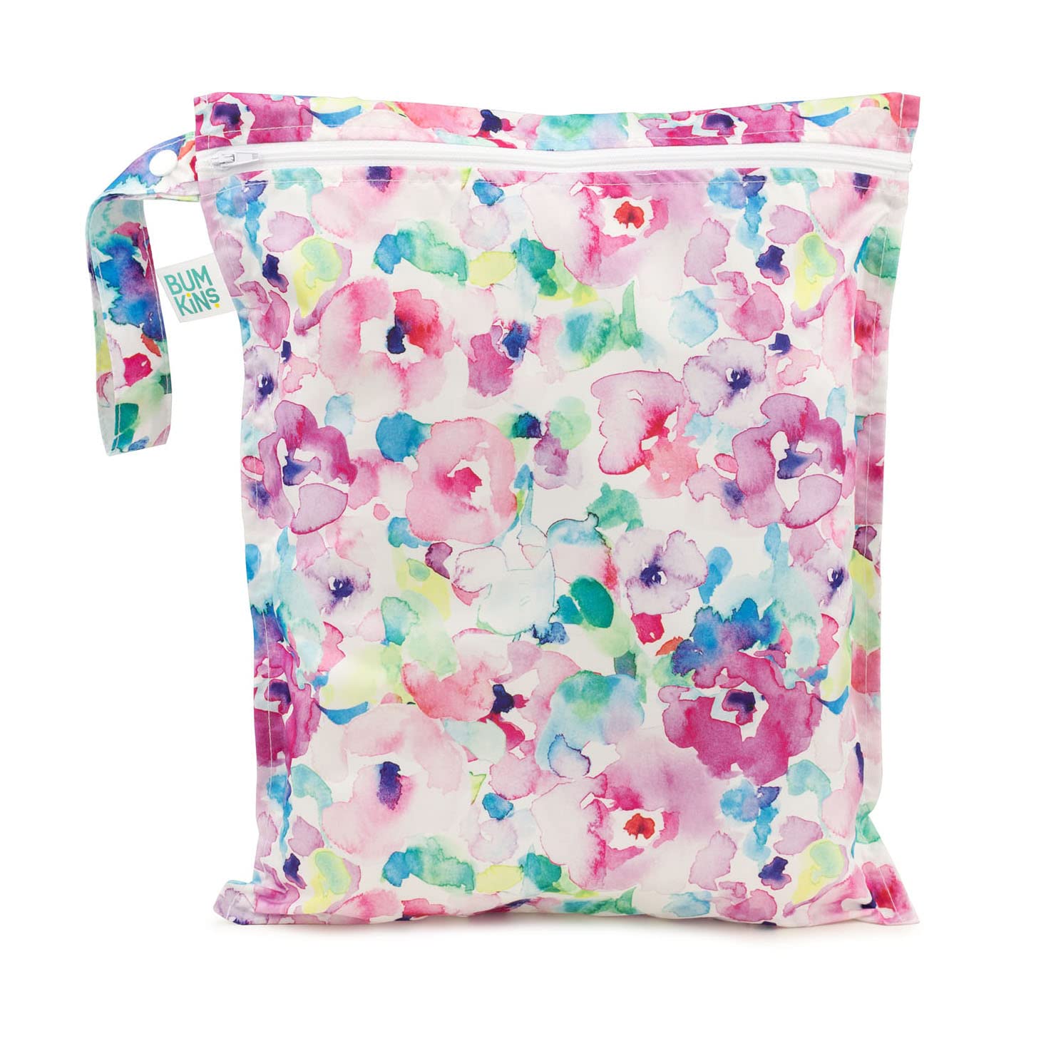 Bumkins Waterproof Wet Bag for Baby, Travel, Swim Suit, Cloth Diapers, Pump Parts, Pool, Gym, Toiletry, Strap to Stroller, Dayca