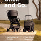 Momcozy Clickgo Lightweight Stroller, Compact Travel Stroller For Airplane With One-Click Fold, Baby Stroller And Toddler Stroll