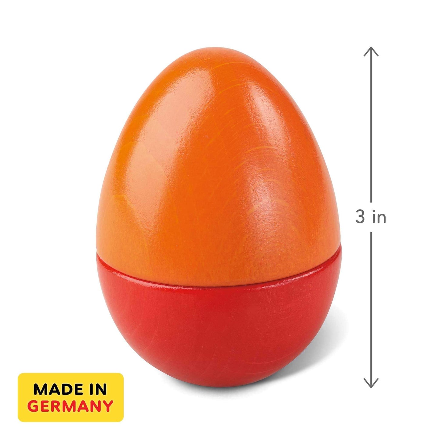 HABA Musical Eggs - 5 Wooden Eggs with Acoustic Sounds (Made in Germany)