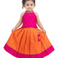 Stanwells Kids Baby Girls Fleared Pattern Dress Sleevless Readymade Ethnic Traditional Full Length Indian Girl Lehnga Choli Set 