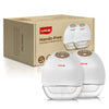 Luvlap Glory HandsFree Dual Electric Breast Pump For Breastfeeding, Wearable, Portable, 4 Modes & 9 Suction Levels, TypeC Fast