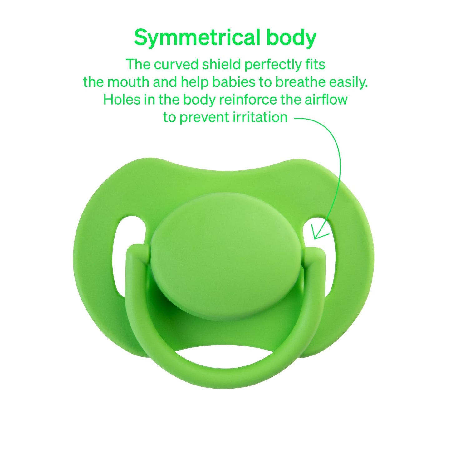 Orthodontic Pacifier By Lovenoobs, 4 Pack, Pacifiers 0-6 Months, Baby Starter Kit, Newborn Silicone Dummy, Orthodontic, Teething