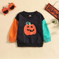 Boebnozcv Baby Boy Girl Pumpkin Sweatshirt Toddler Halloween Outfit This The Season Print Crewneck Pullover Sweater Shirt (Big P