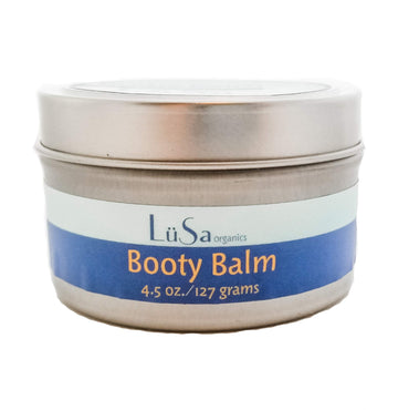 Lusa Organics Booty Balm - All Natural Organic Ingredients Soothe Sore Baby Bottoms Including Diaper Rash, Cuts, Scrapes, Sunbur