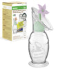 haakaa Manual Breast Pump with Flower Stopper Set, Gen.2 Silicone Hand Pump with Suction Base, BPA Free (4oz/100ml, Lavender)