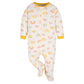 Gerber Baby Girls 2-Pack Sleep 'N Play Gold 0-3 Months