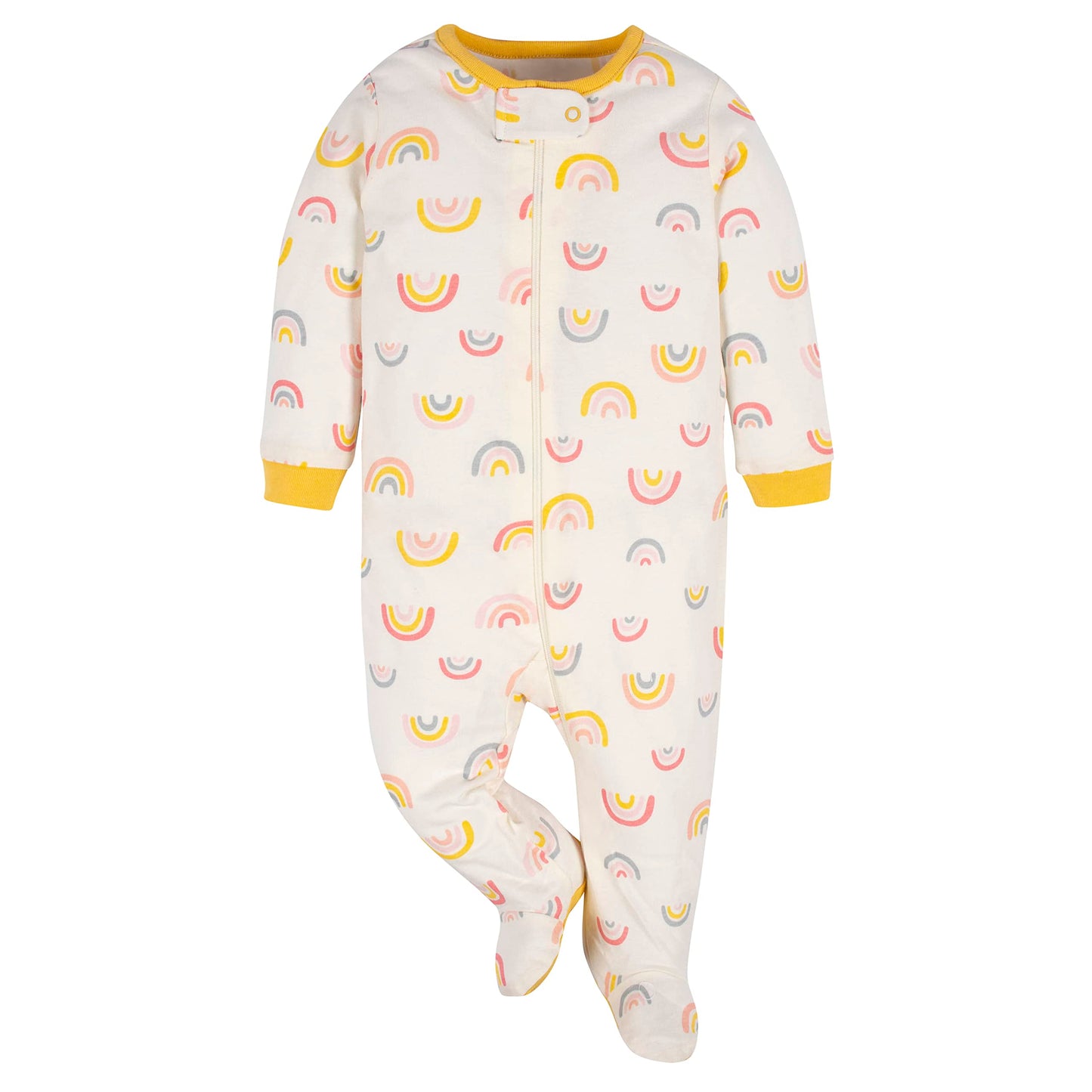 Gerber Baby Girls 2-Pack Sleep 'N Play Gold 0-3 Months