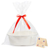 Yeeeasy Small Woven Basket With Gift Bags And Ribbons Cute Baskets For Gifts Empty Small Rope Toy Basket For Babies White Basket