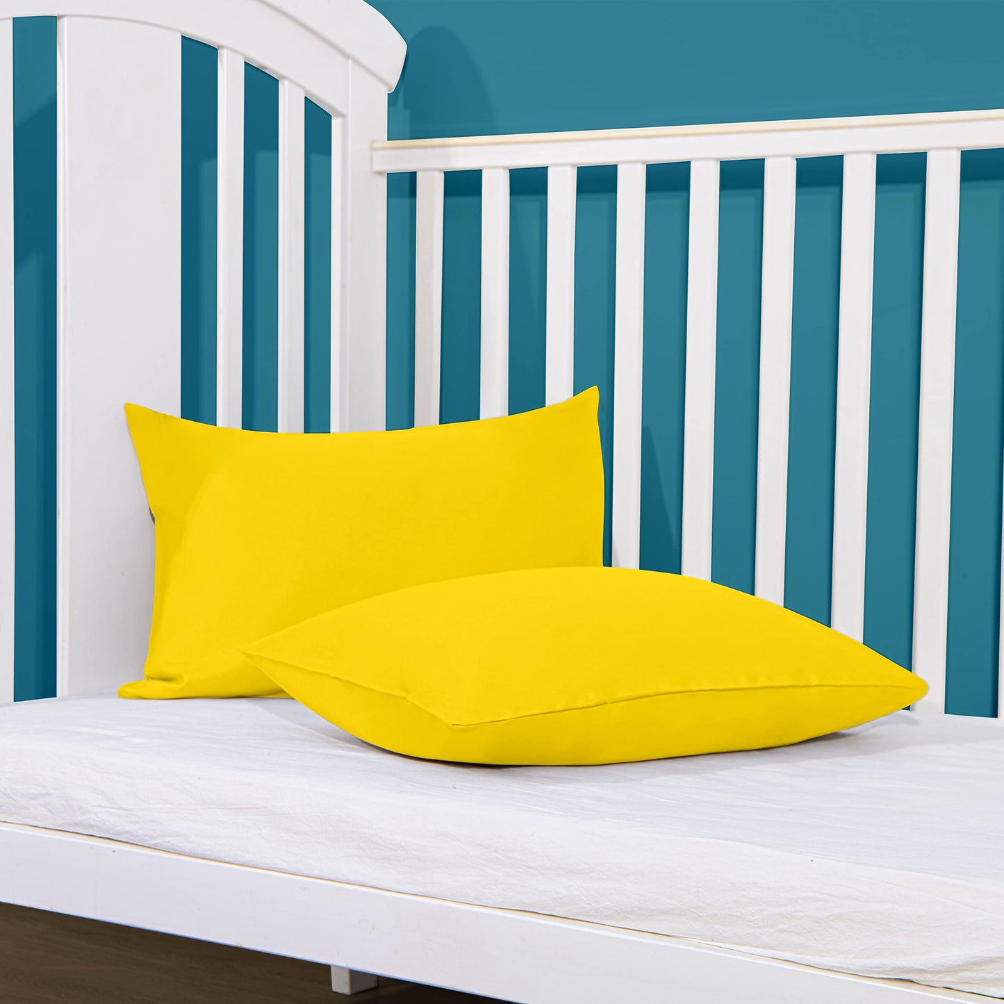 Flxxie 2 Pack Microfiber Toddler Pillowcases, 14 X 20 Inches Fits Baby Pillow Sized 12 X 16, 13 X 18 Or 14 X 20, Soft And Cozy S