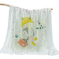 BEMBIKA Bamboo Muslin Blanket Baby 110X110 Cm Stroller Blanket Receiving Blanket for Newborn Unisex Baby (Pure Bamboo Bag Pengui