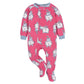 Gerber Baby Girls Toddler Loose Fit Flame Resistant Fleece Footed Pajamas 2-Pack Tigers Pink 0-3 Months