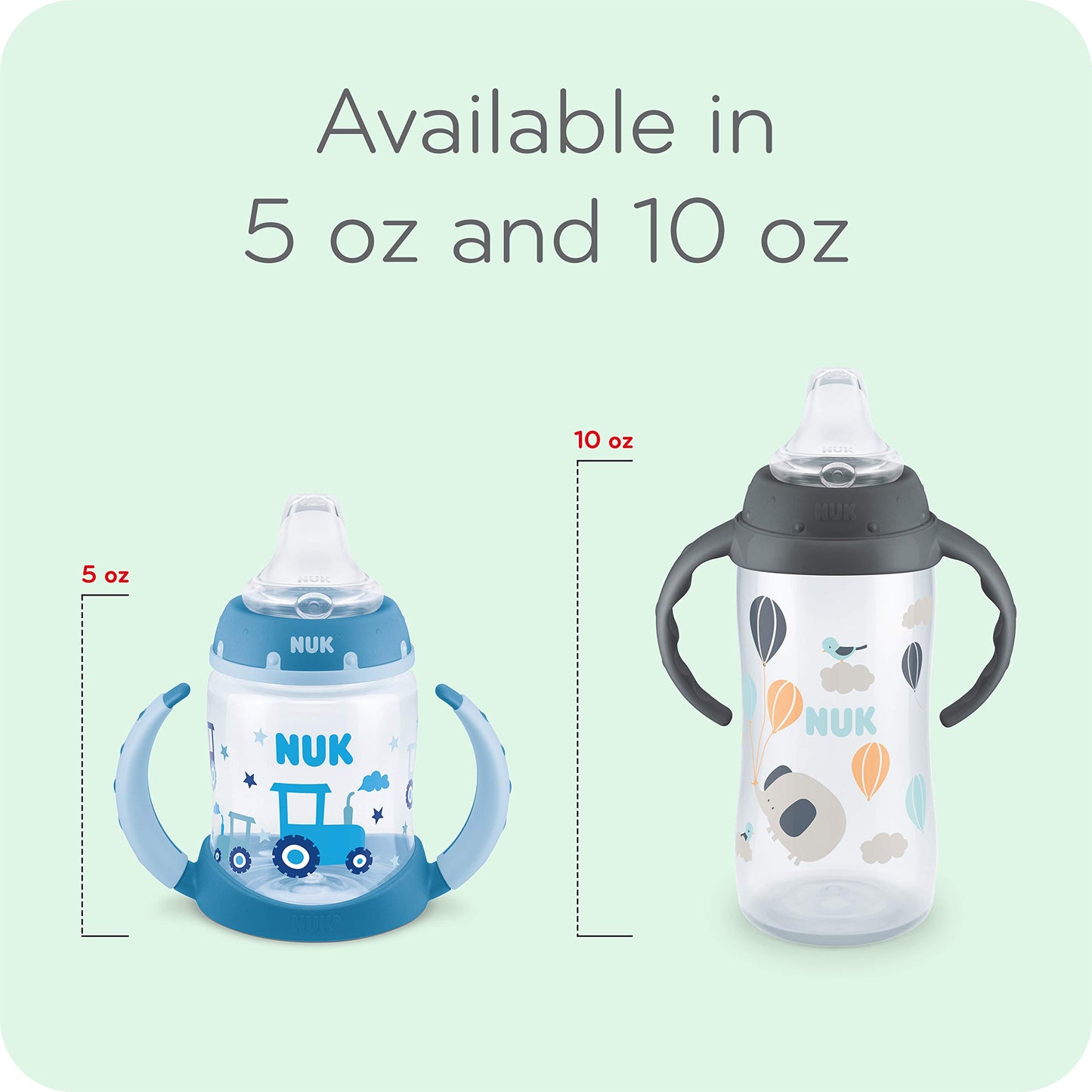 Nuk Learner Cup, 5 Oz, 2 Pack, 6+ Months