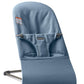 BabyBjrn Bouncer Bliss, Woven m  lange, Blue | 2-in-1 Adjustable Baby Bouncer Seat and Toddler Chair, Newborn to Toddler (8-29 l
