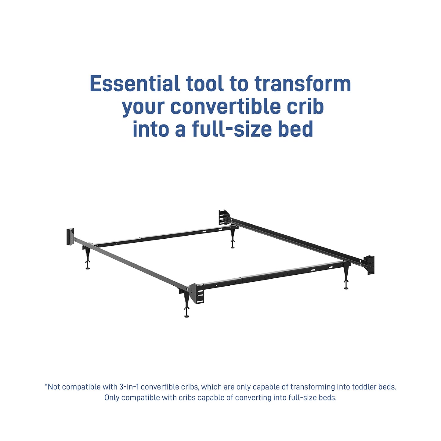 Graco Storkcraft Crib (and Mini Crib) Conversion Kit - Converts All Compatible Storkcraft 4-in-1 and 5-in-1 Convertible Cribs an