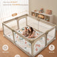 Blissful Diary Baby Play Mats For Floor, 71X59 Inch Thicker Foam Playmats For Babies And Toddlers, Soft Cushioning Baby Crawling