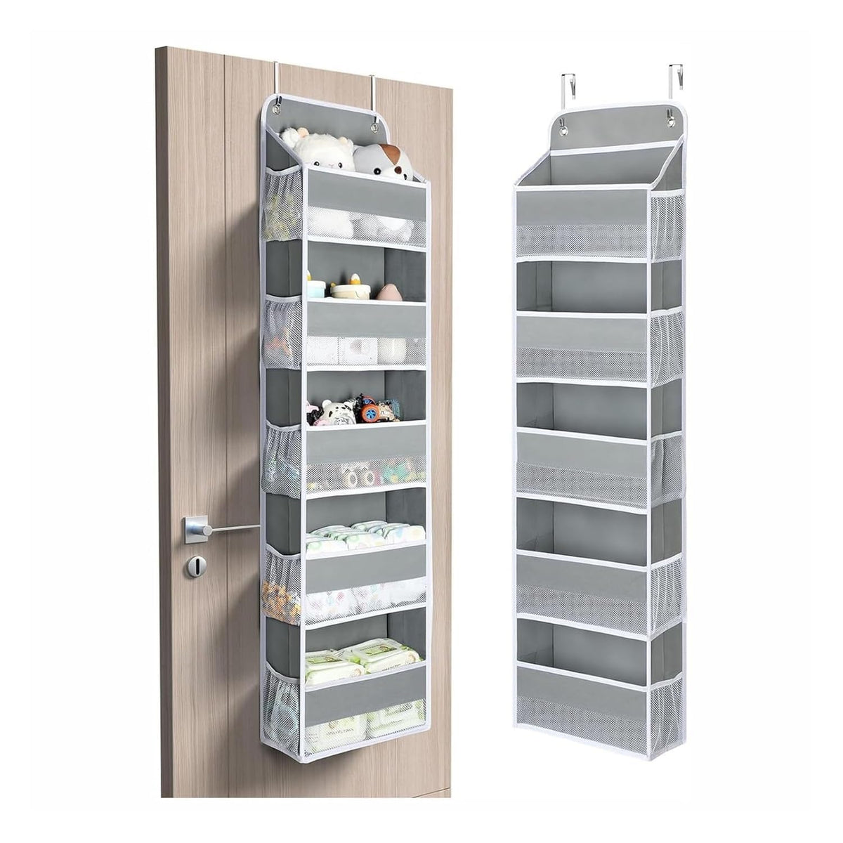 BLURISM Over Door Hanging Organizer Storage With Large Pockets And Small Pockets For Cosmetics Wall Hanging Storage Organizer Fo