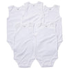 Carter'S 5-Pack S/L Bodysuits - White- Newborn