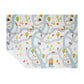 Nuby Reversible Baby Floor Mat - Foldable and Lightweight Foam Infant Play Mat - 77 x 58 - Easy Storage and Travel - Car Tracks/