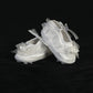 Girls Organza Trim Bootie Ideal For Christening Baptism Blessing Or Any Special Occasion - Size 0