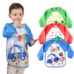 Babygo Long Sleeve Baby Bibs | Washable Waterproof Feeding Smocks For Toddlers 624 Months, FullSleeve Apron Bibs, Durable, Eas