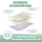 Wegreeco Nursing Breast Pads (14 Pack) + Laundry Bag & Travel Storage Bag, 4.7 Inch - Washable & Reusable Breastfeeding Nursing