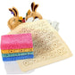 TEDDYIFY Microfibre Cotton washcloth, Babies Extra Soft/Strong Water Absorbent, Boys and Girls Face Towel (Contains 6 Pieces) In