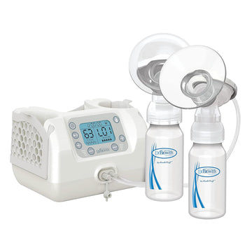Dr. Brown'S Customflow Hospital Strength Double Electric Breast Pump With Adjustable Settings, Includes Breast Milk Collection B