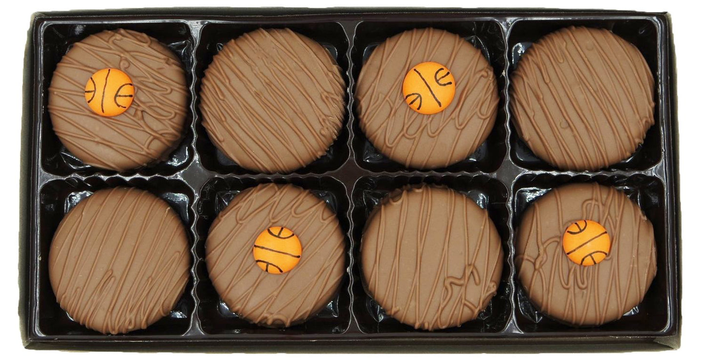 Philadelphia Candies Milk Chocolate Covered Oreo Cookies, Basketball Gift Net Wt 8 Oz