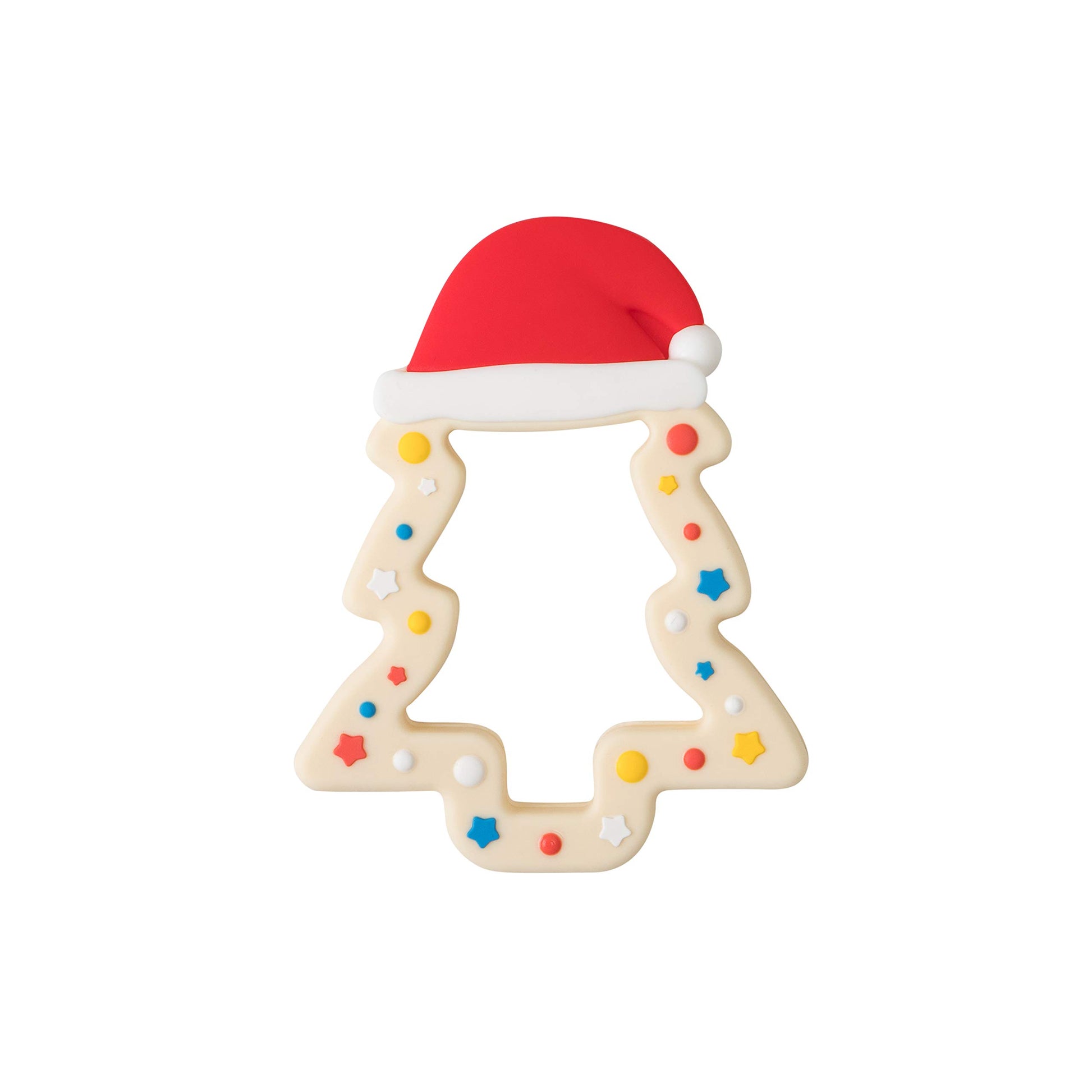 Jimibaby Silicone Christmas Teether, The First Christmas Teething Toy for Baby Boys and Girls, Ideal Christmas Stocking Stuffer,