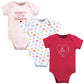 Hudson Baby Unisex Baby Cotton Bodysuits, Be Mine Valentine, 0-3 Months