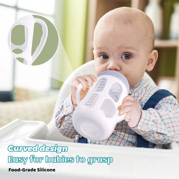 3 Pack Baby Bottle Handles For Philips Avent Natural Baby Bottles, Baby Bottle Holder With Easy Grip Handles