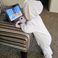 Agqt Baby Girls Bunny Costume 1St Easter Outfit Onesie Halloween Animal Clothes One Piece Romper Rabbit Ear Hoodie White Size 12