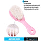 Bradys House - 3 Piece Baby Hair Brush And Comb Set For Newborns And Toddlers (Pink)