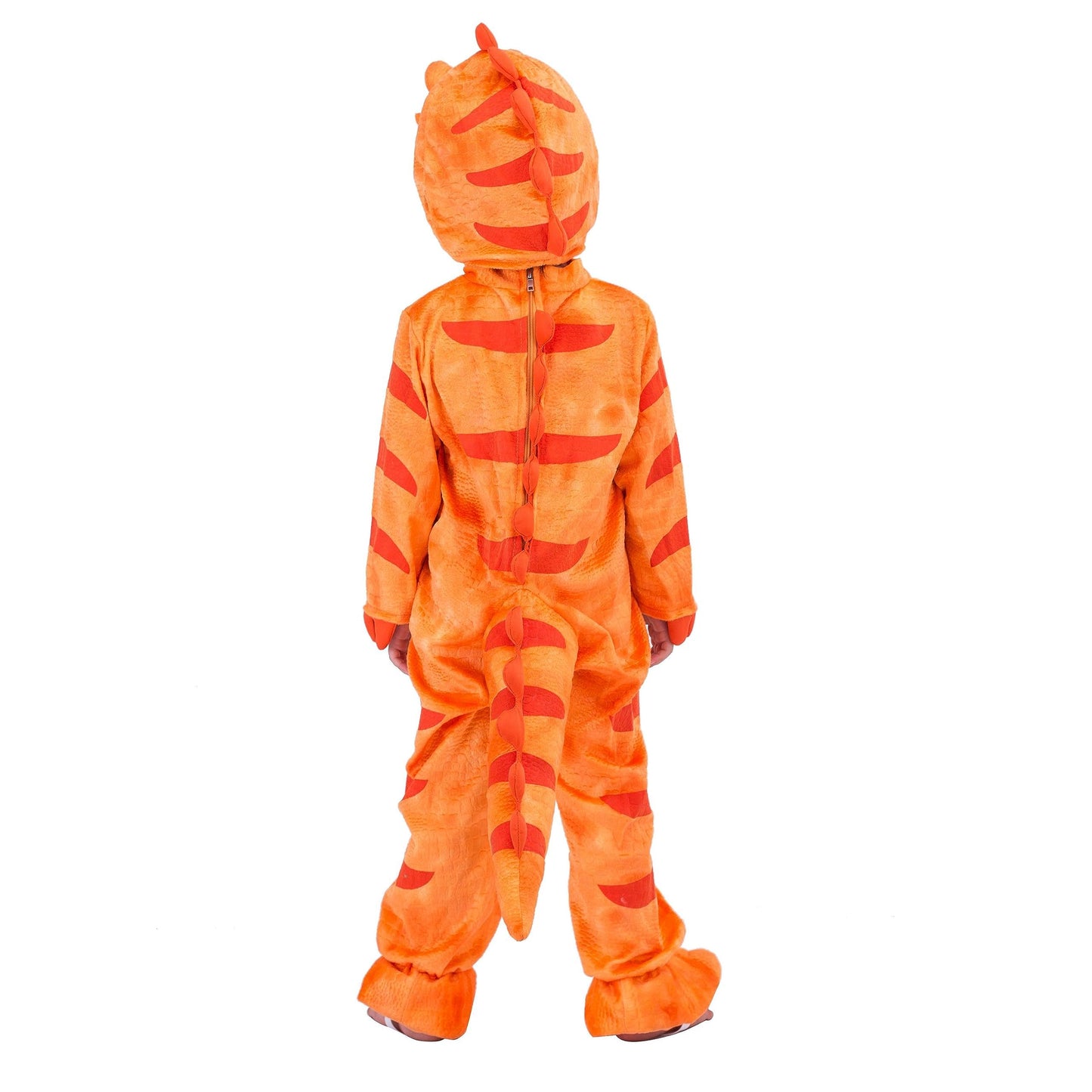 Spooktacular Creations Baby Orange T-Rex Costume With Toy Dinosaur Egg For Kids Halloween Dress Up, Dinosaur Theme Party (18-24
