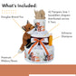 Lil' Baby Cakes Fox Diaper Cake - Adorable Fox-Themed Baby Boy Gift With Size 1 Diapers - Perfect For Baby Showers With Fox Plus