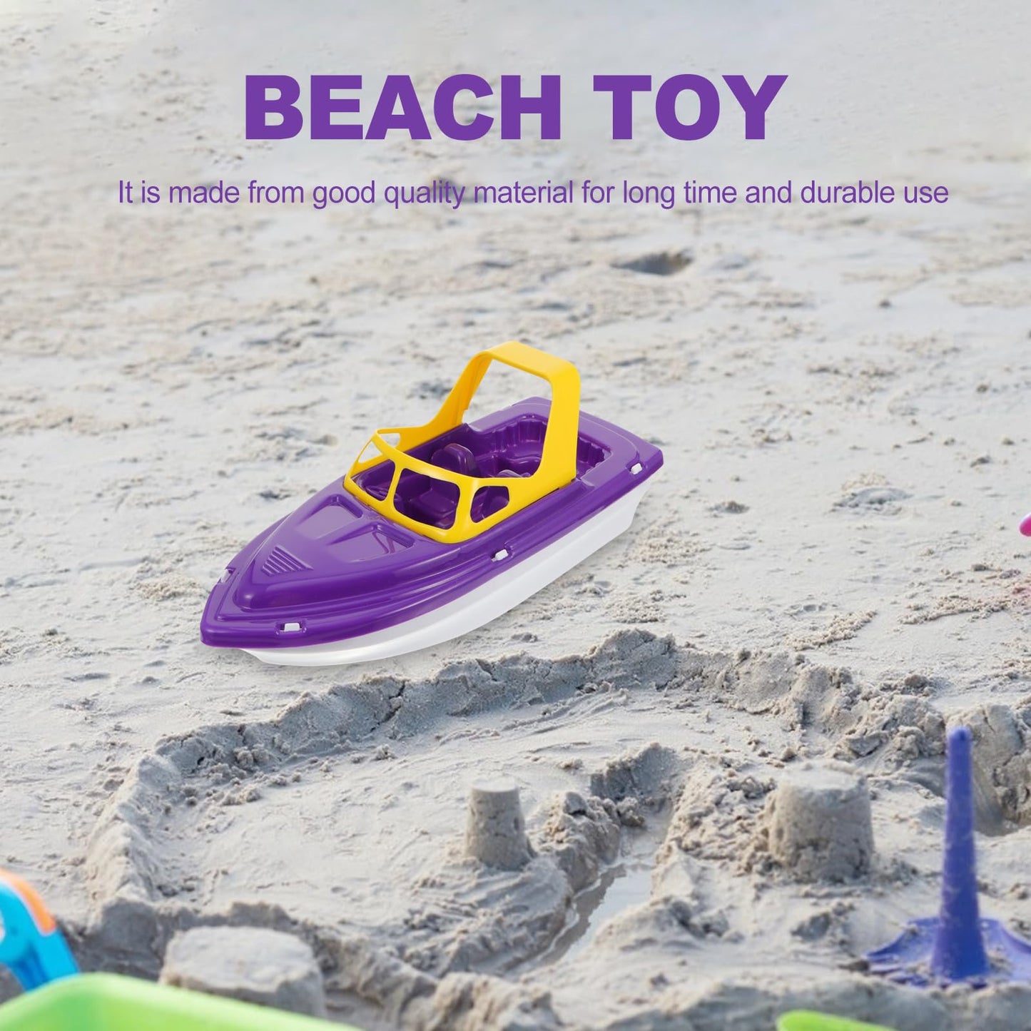 Toddmomy Floating Bath Boat 11 - Plastic Toddler Tub Toy with Non-Scratch Color Learning Fun Bath Time Toy for Kids Toddlers Bab