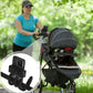 Amylove 2 Pcs Stroller Phone Holder Portable Cell Phone Holder Stand Universal Stroller Accessories For Parent Baby Toddler Cell