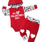 Baby Boy Valentines Day Outfit 9-12 Months My First Valentines Day Baby Boy Outfit Red Hoodie Love Pants Baby Valentines Day Gif