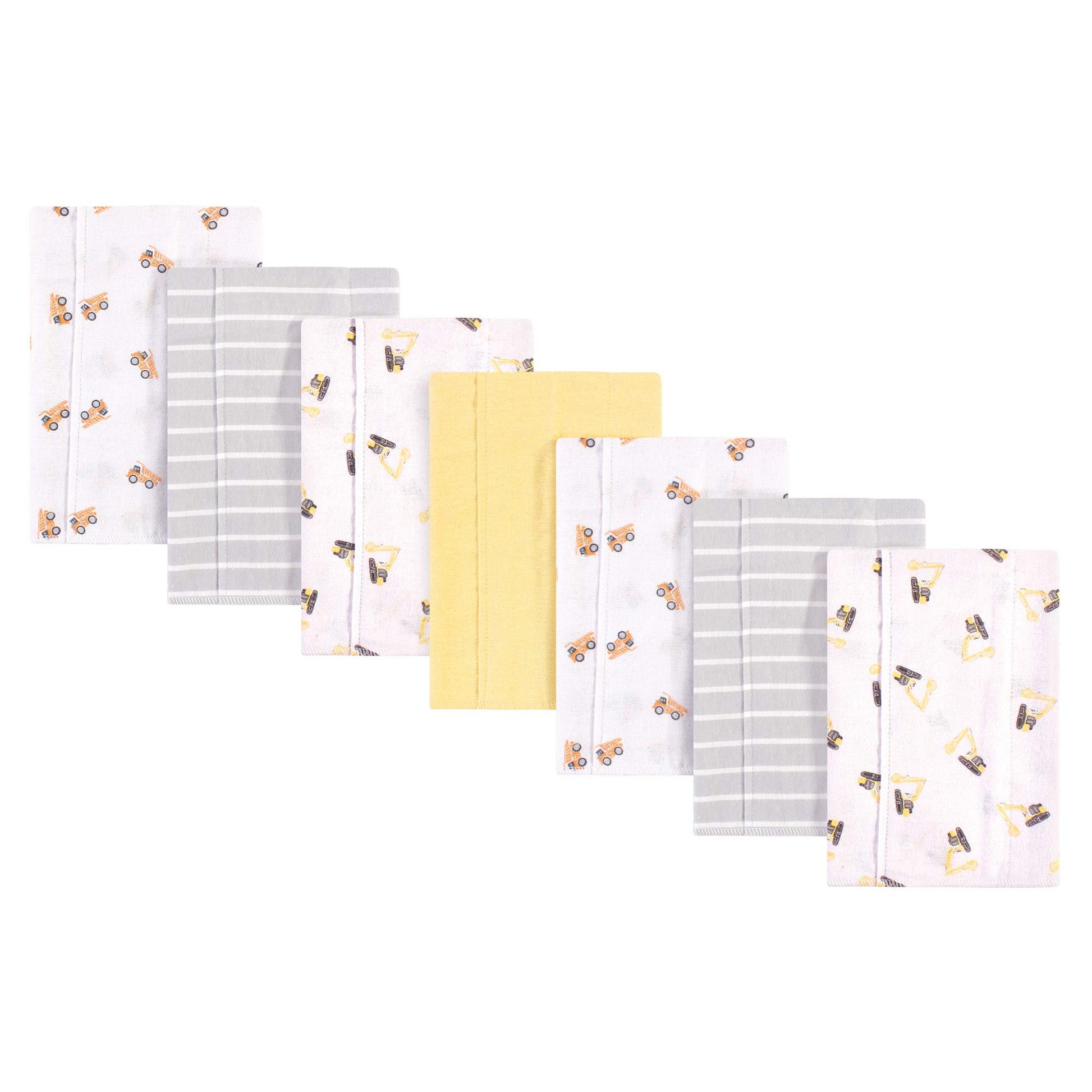 Hudson Baby Unisex Baby Cotton Flannel Burp Cloths, Ya Dig, One Size